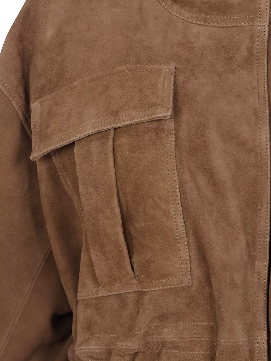 Róhe Suede Oversized Coat