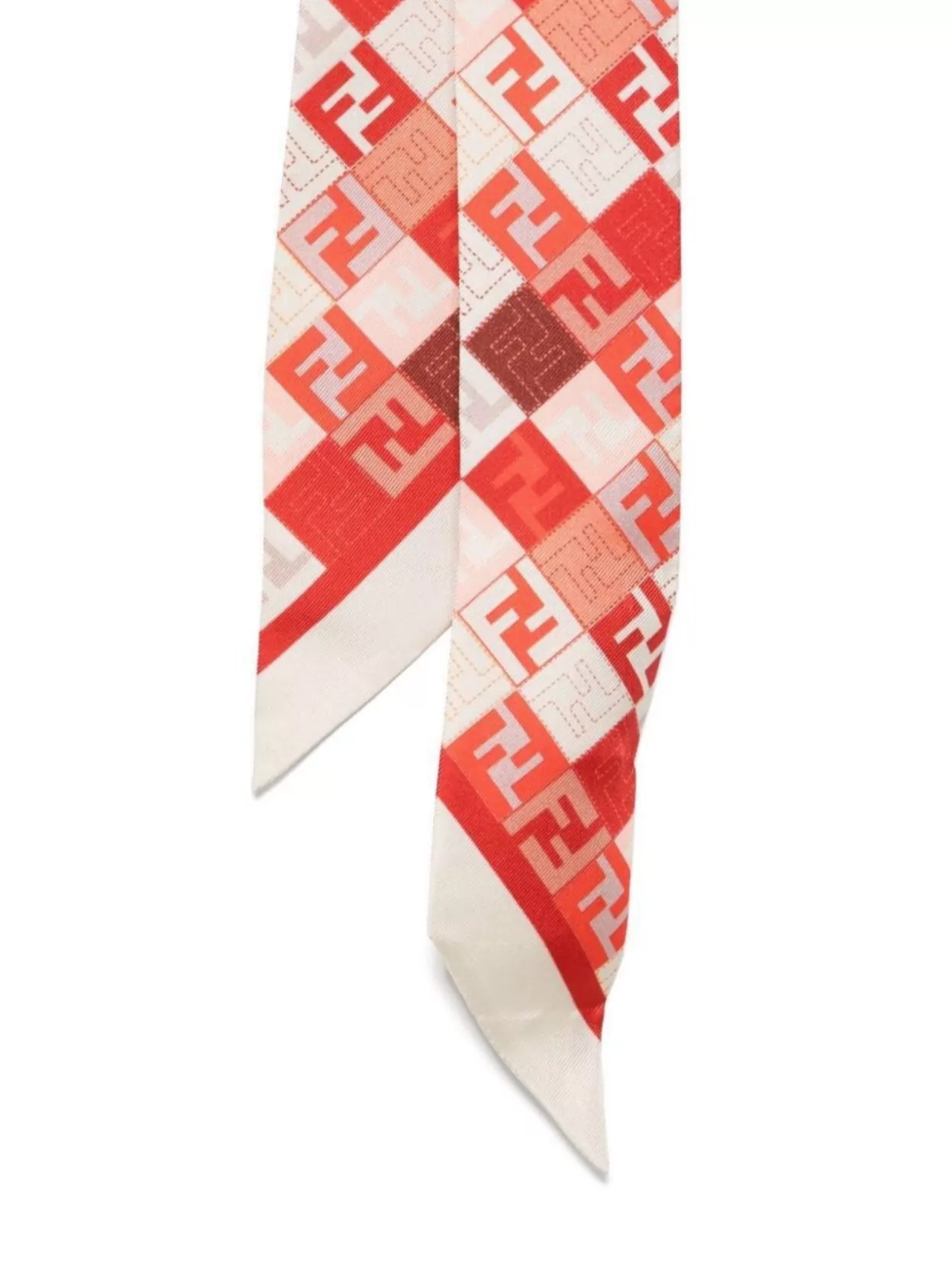 Shop Fendi Long Pointed Geometric Scarf