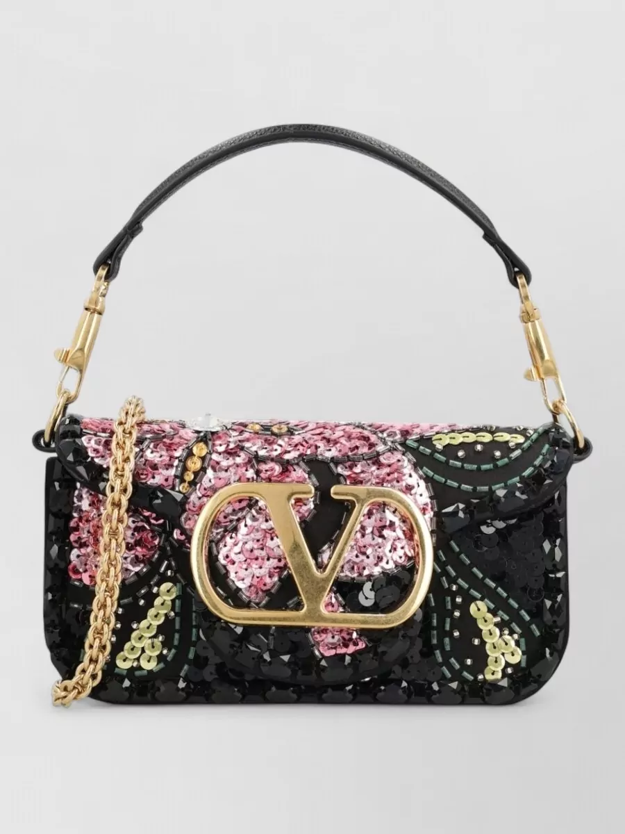 Valentino Garavani Sacs Du Soir Viscose Silk Clutch Bag