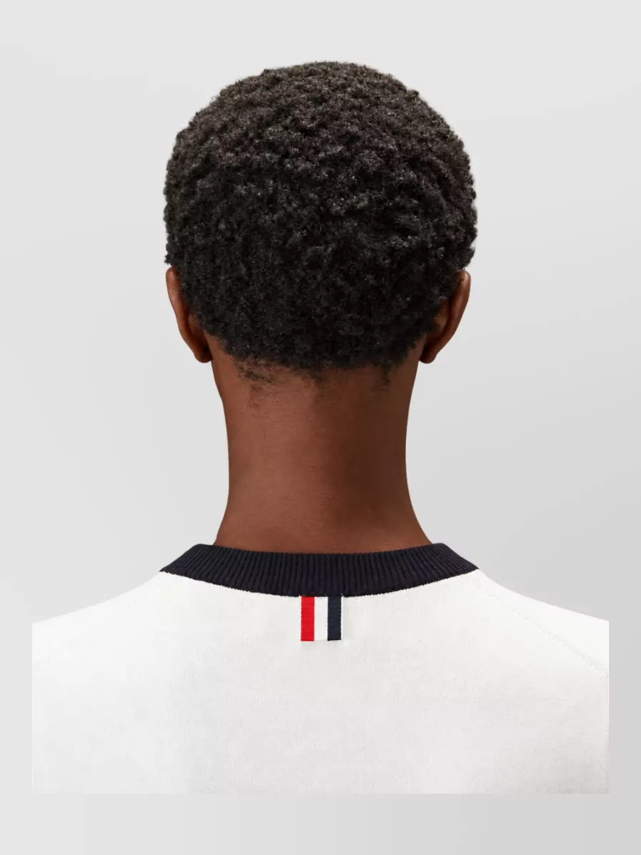 Thom Browne Ribbed Cotton Short-Sleeve T-Shirt