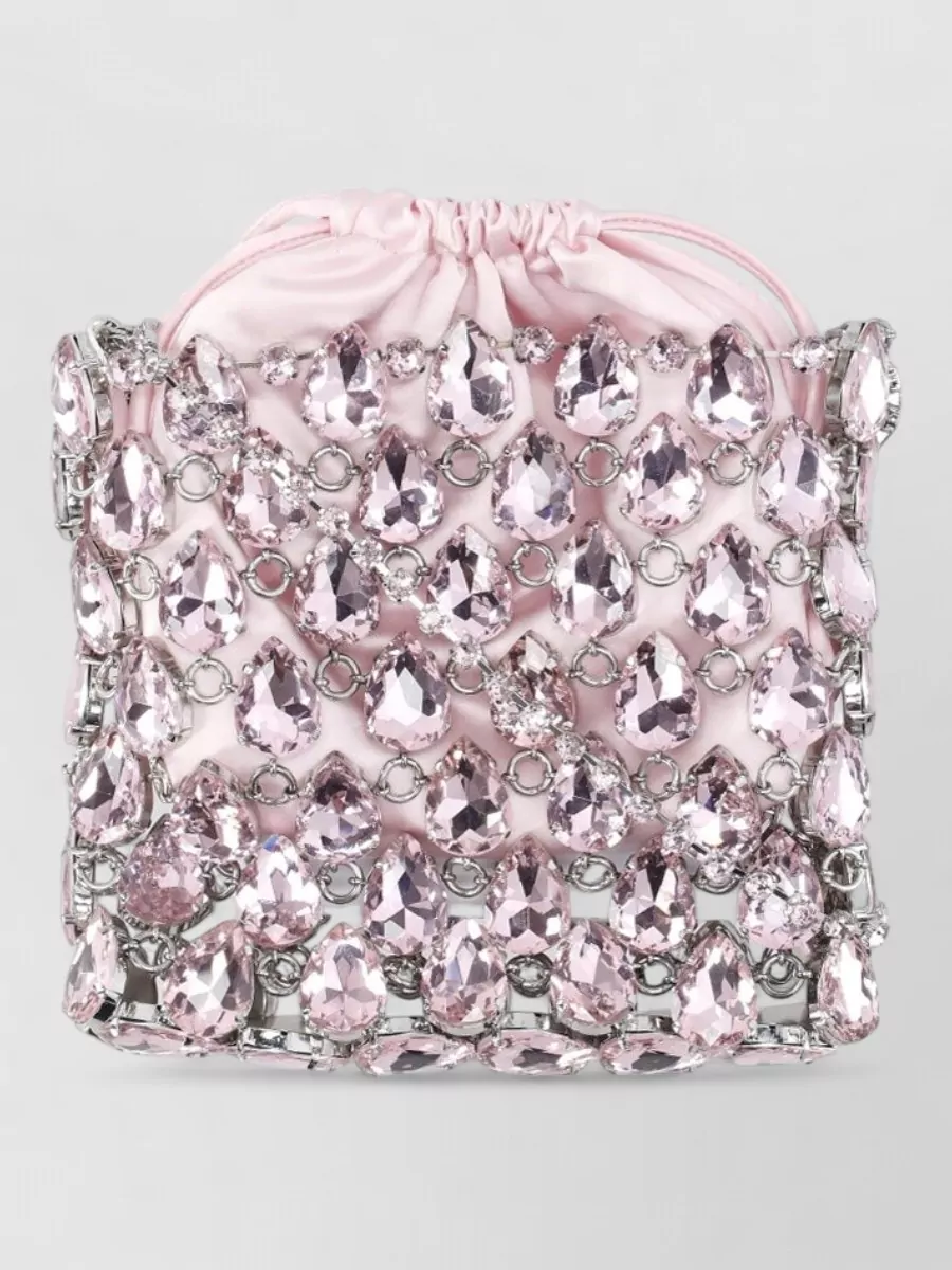 Self-Portrait Diamante Mini Clutch Bag