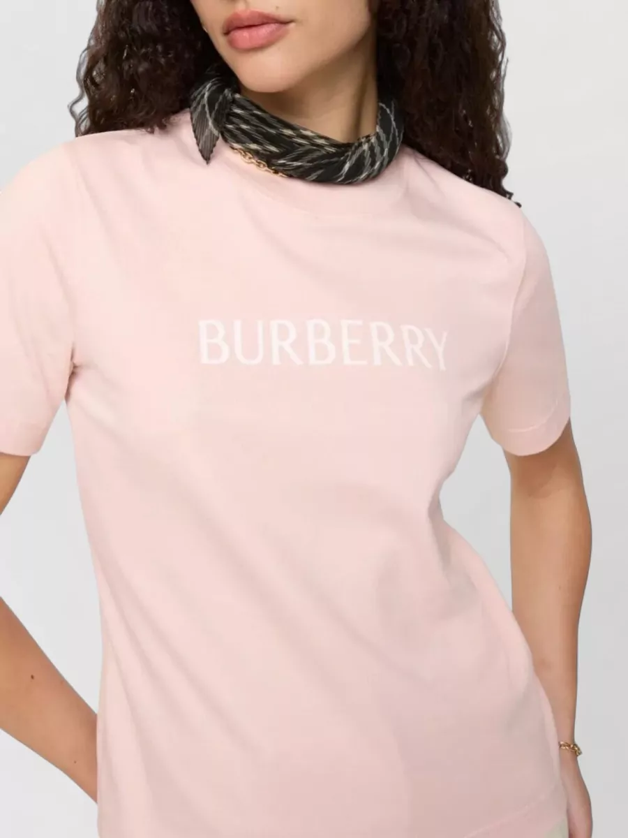 Burberry Logo Cotton T Shirt Regular Fit