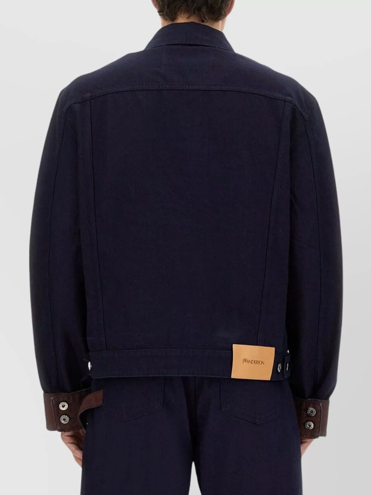 Jw Anderson Jacket With Chest Pockets And Contrast Cuffs