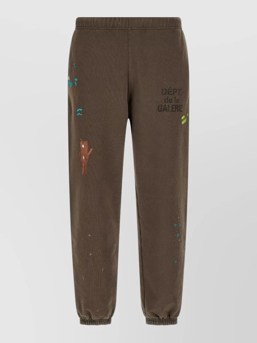 Gallery Dept. cotton logo print straight leg track pants