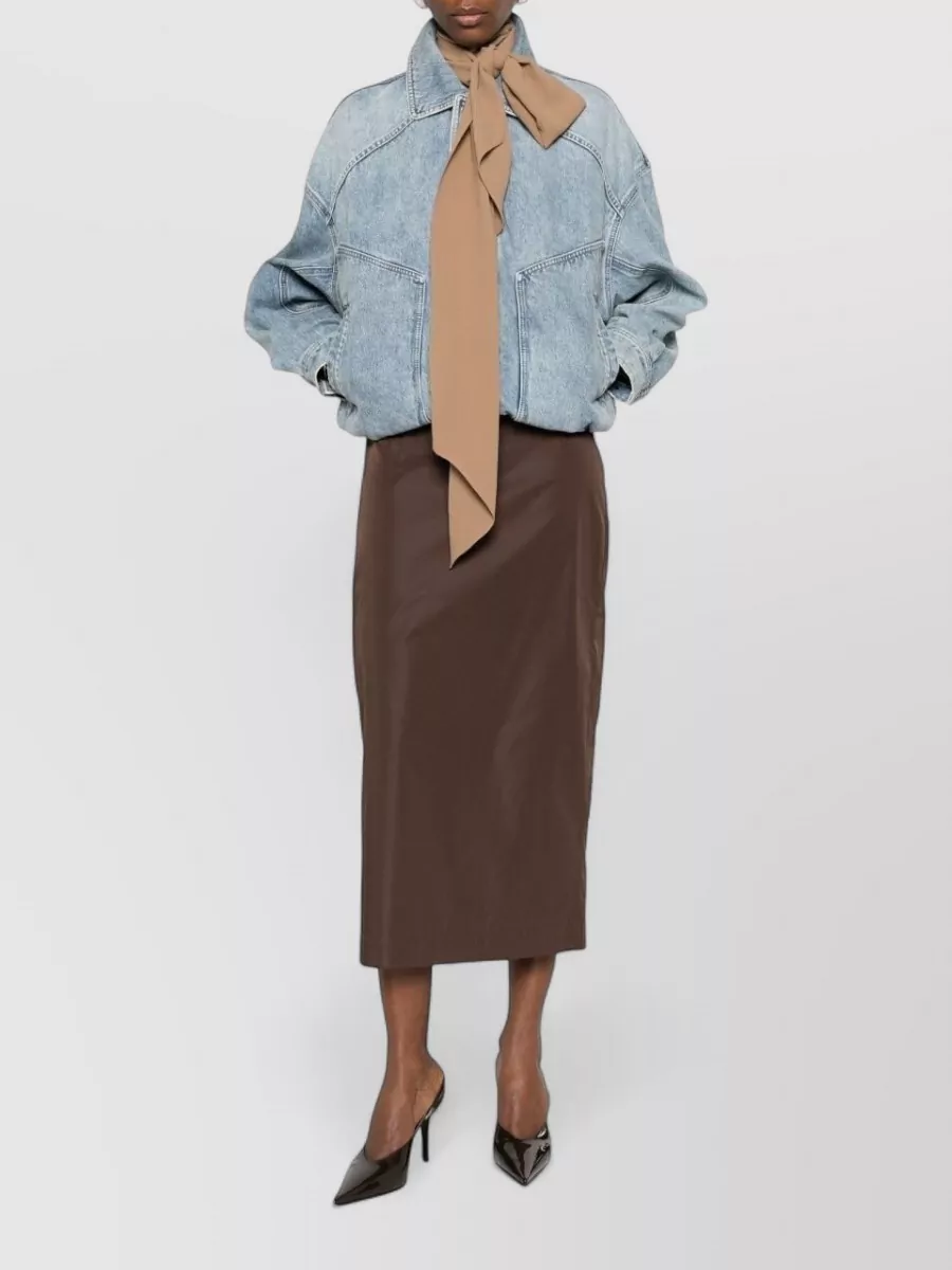 Saint Laurent Denim Oversized Jacket