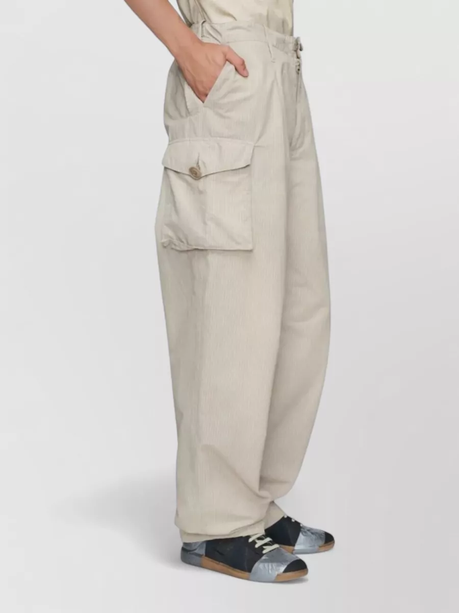 Maison Margiela Pinstripe Cargo Trousers