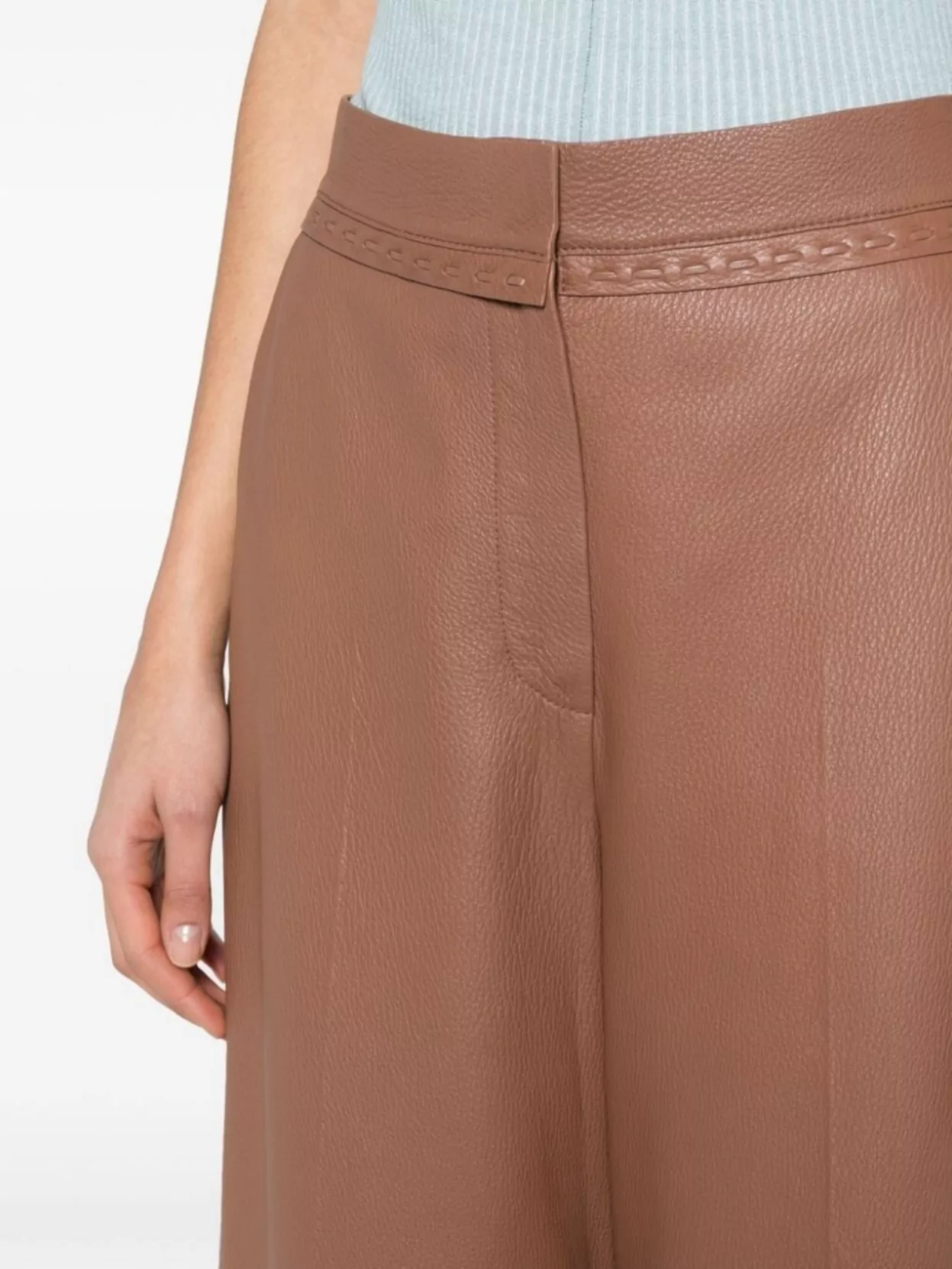 Fendi High-Waisted Trousers Wide-Leg Silhouette