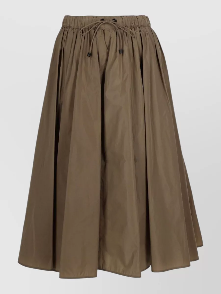 Max Mara silk blend midi skirt