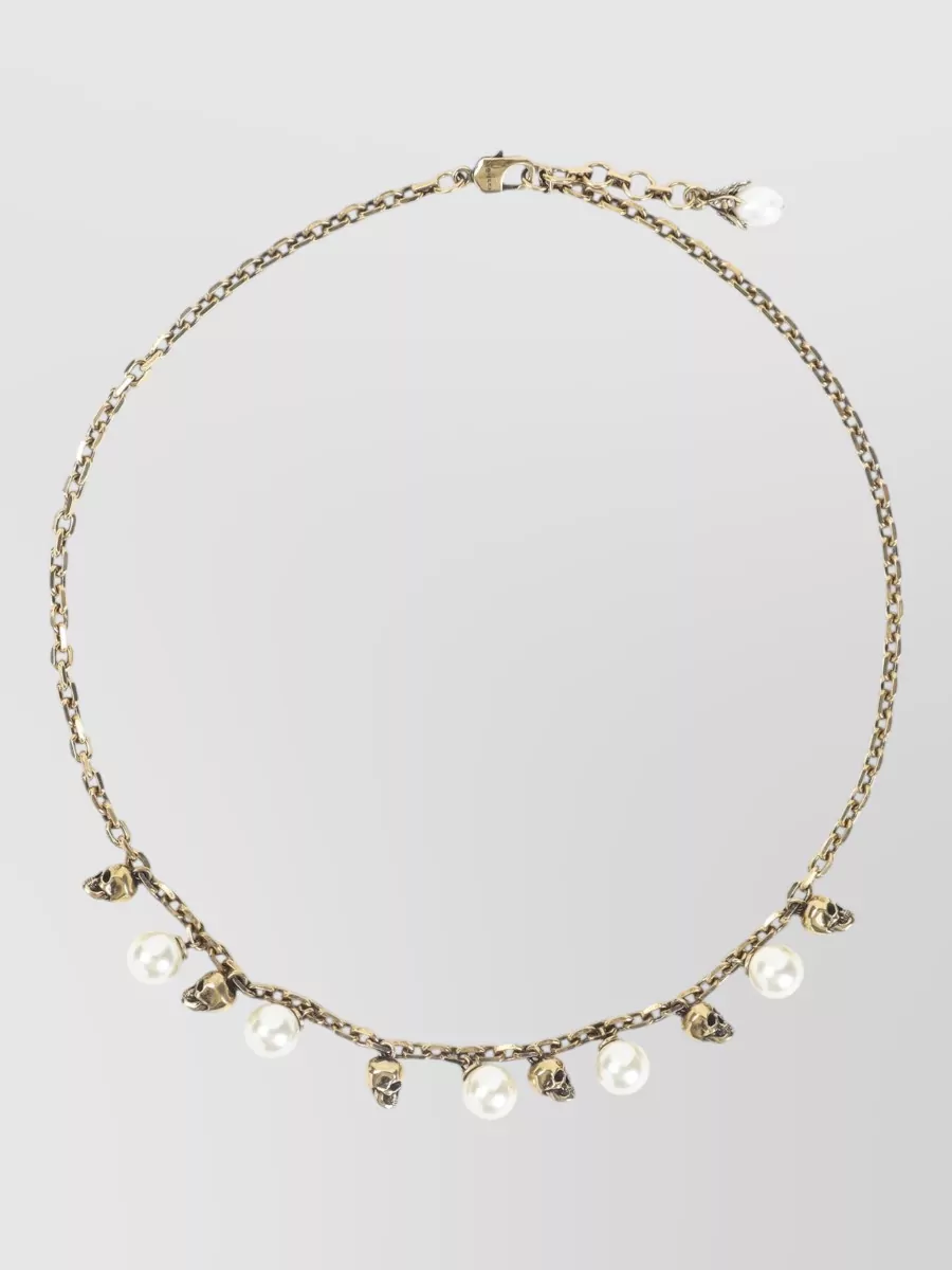 Alexander Mcqueen Pearl Pendant Necklace