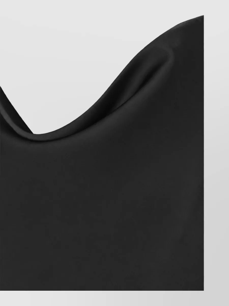 Rotate Draped Short-Sleeve Maxi Dress