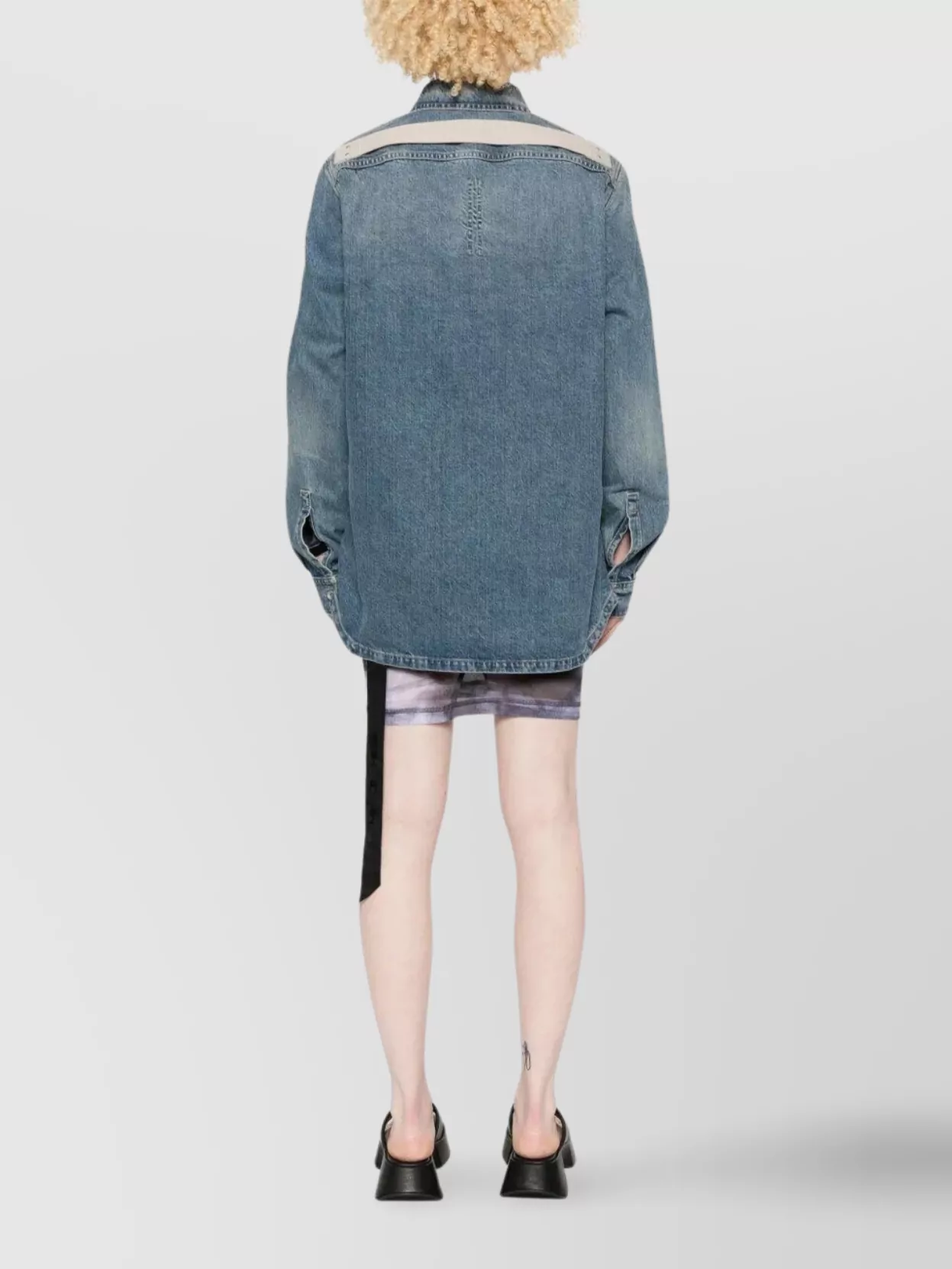 Rick Owens Drkshdw Collared Jacket Shirt Two Front Pockets