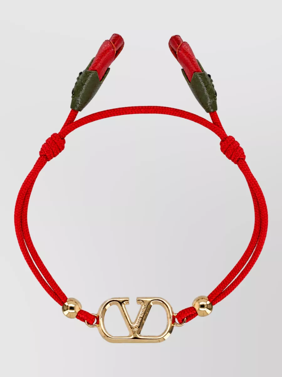 Valentino Garavani Polyester Logo Bracelet