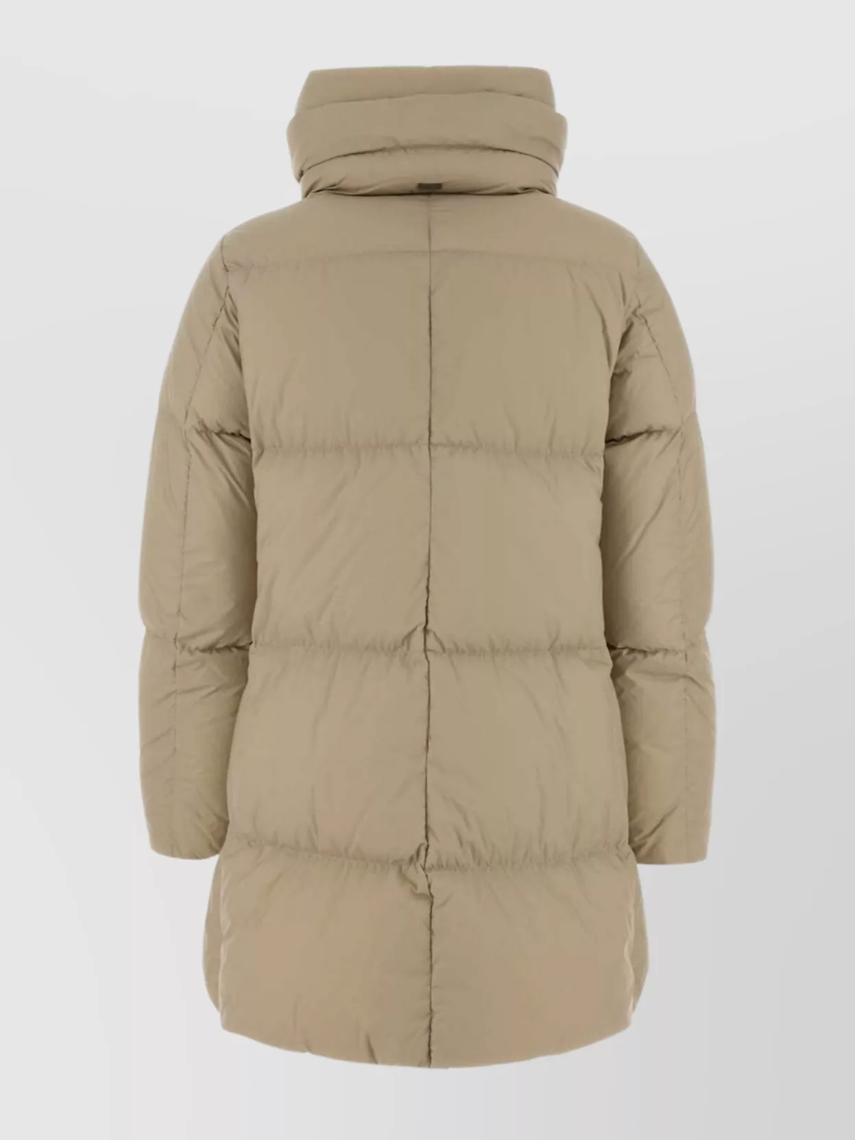 Herno Longline Puffer Jacket High Collar