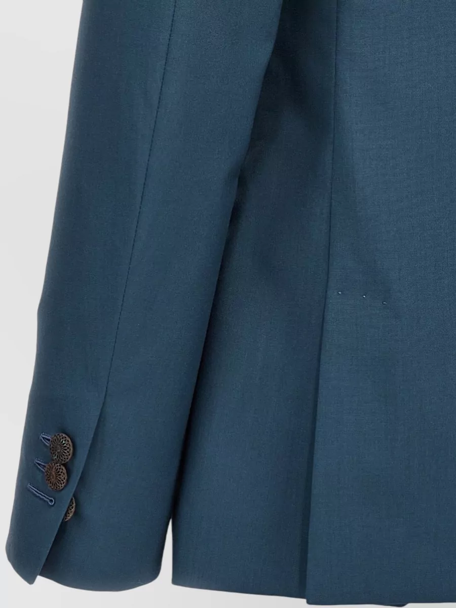 Maurizio Miri Wool Single-Breasted Blazer