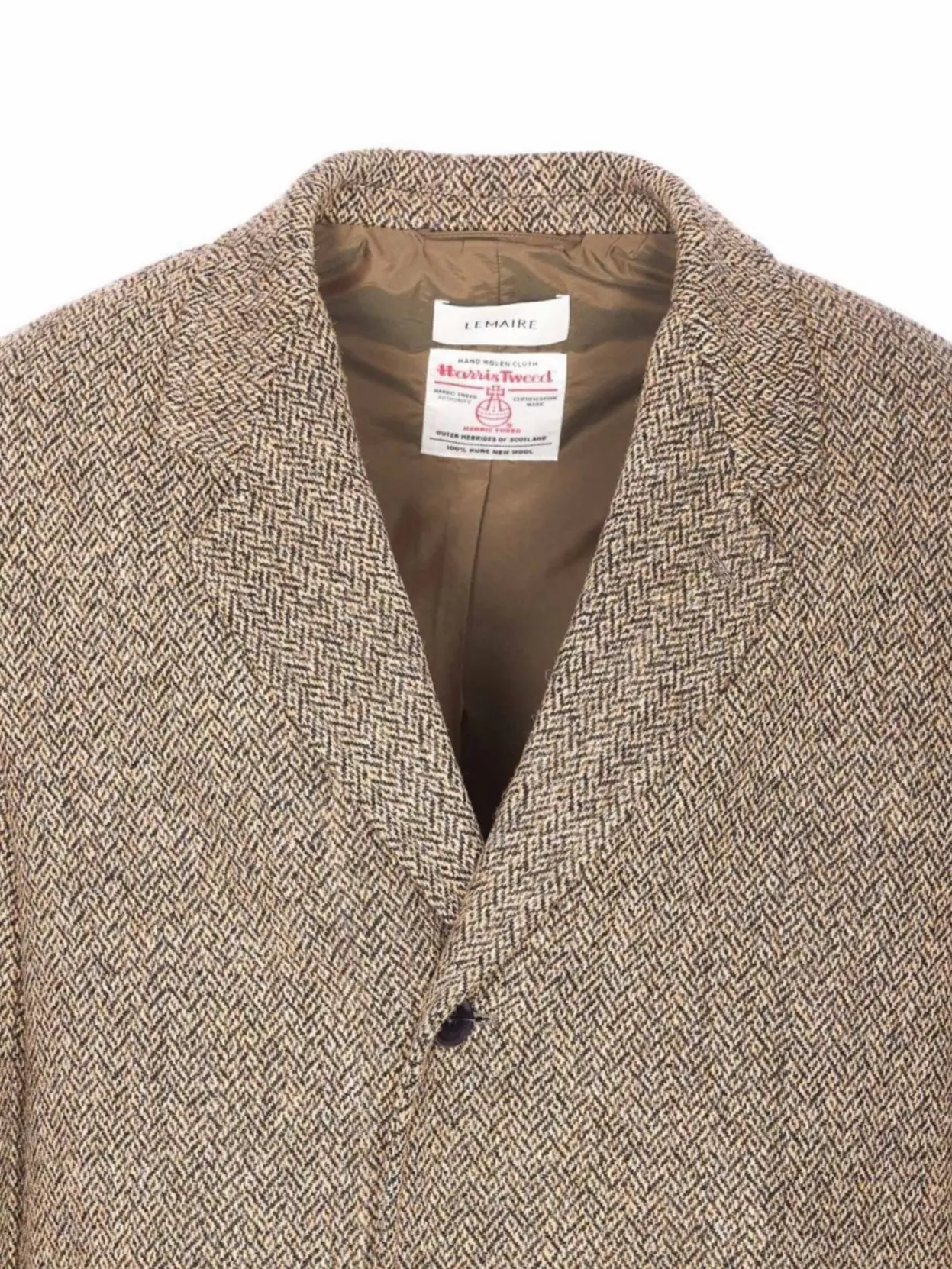Lemaire Chesterfield Coat With Long Sleeves And Pockets