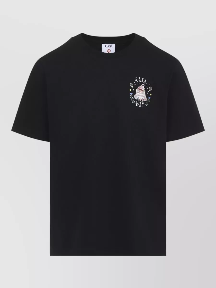 Casablanca Graphic Print Cotton T-Shirt