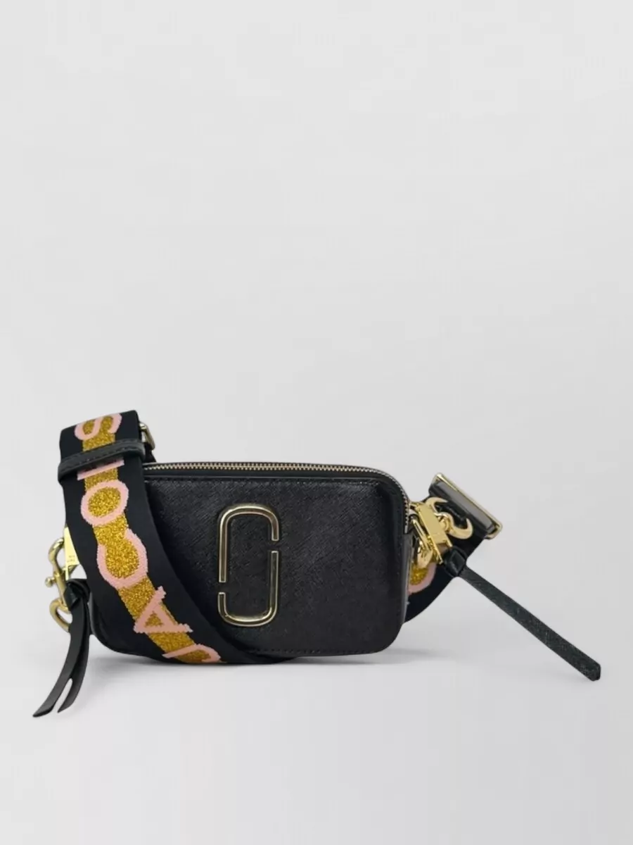 Marc Jacobs Crossbody bag adjustable detachable gold tone hardware