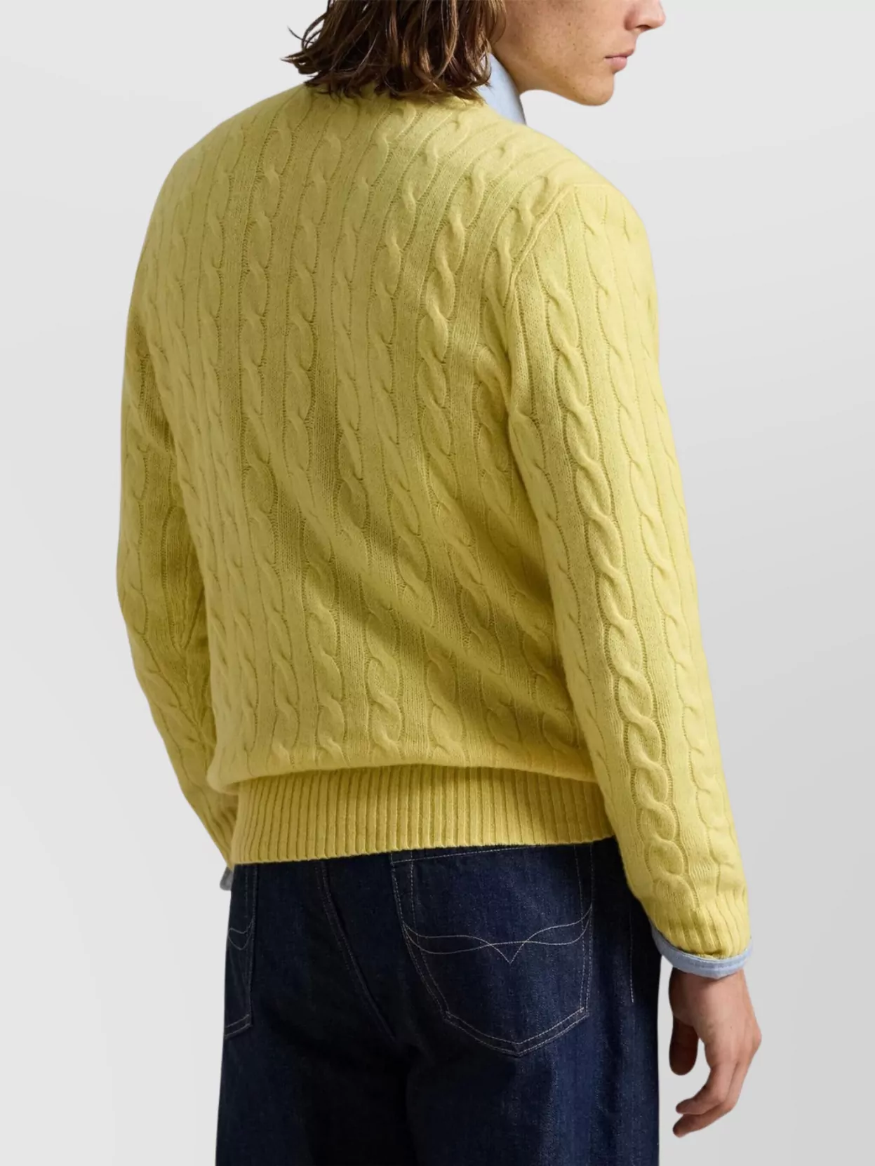 Ralph Lauren Cable Knit Crew Neck Sweater