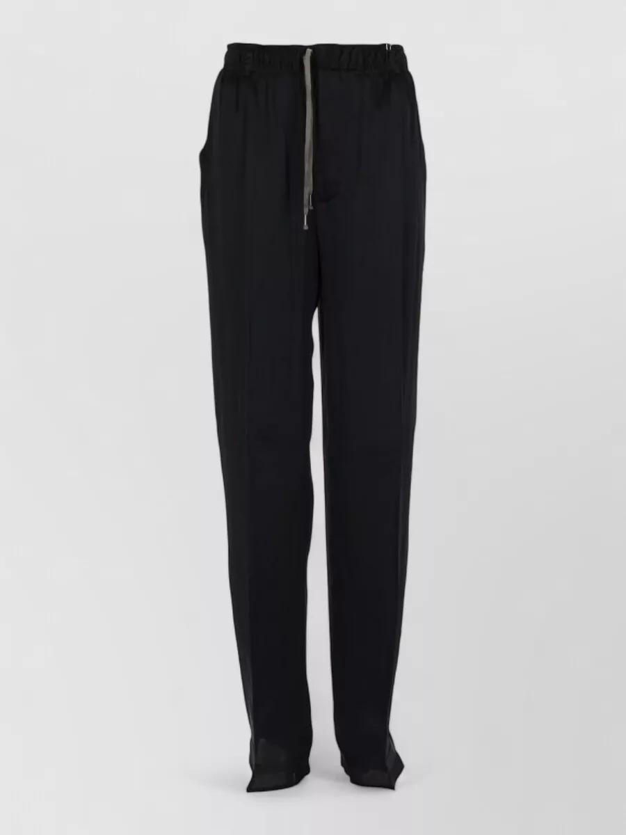 Maison Margiela silk straight-leg trousers