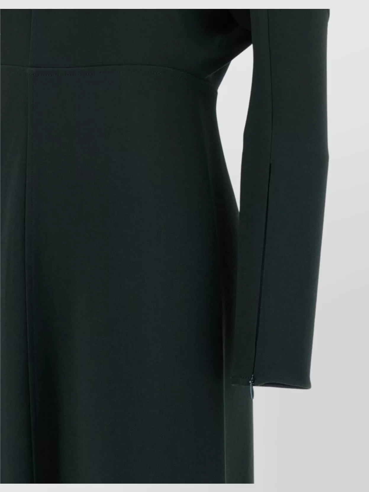 Victoria Beckham 'Seam Detailing Midi Sleeve Dress'