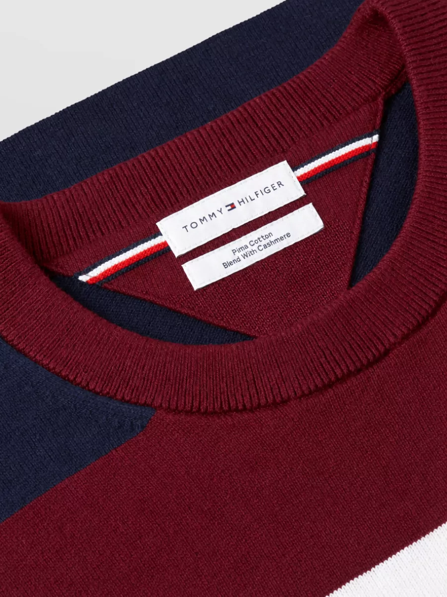 Tommy Hilfiger Cashmere Fine-Knit Crew-Neck Jumper