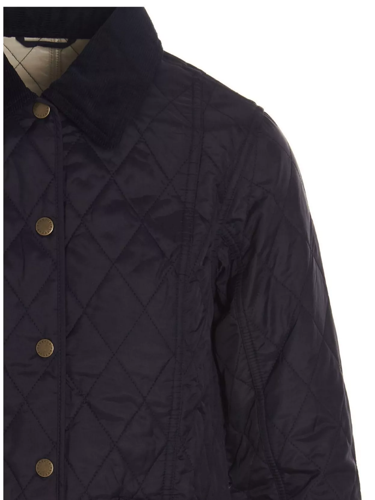 Barbour Quilted Collar Sleeve Jacket