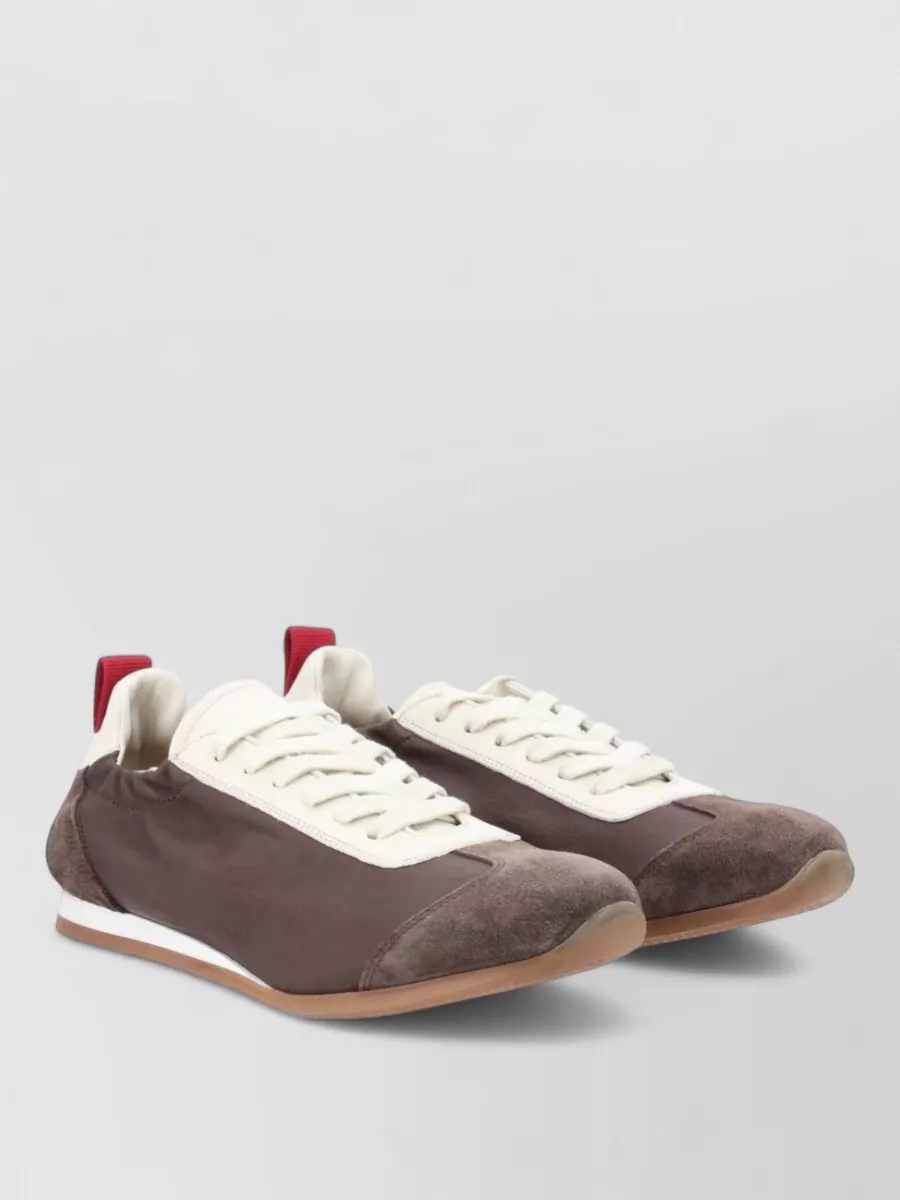 Uma Wang Leather Low-Top Sneakers