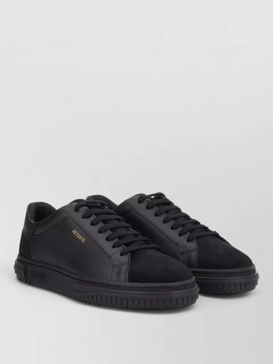 Axel Arigato Low-Top Round Toe Sneakers With Rubber Sole