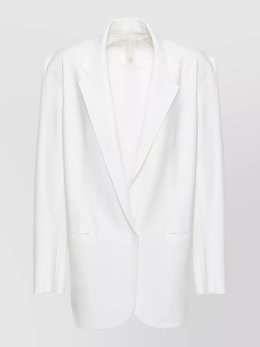 Norma Kamali oversized single-breasted blazer