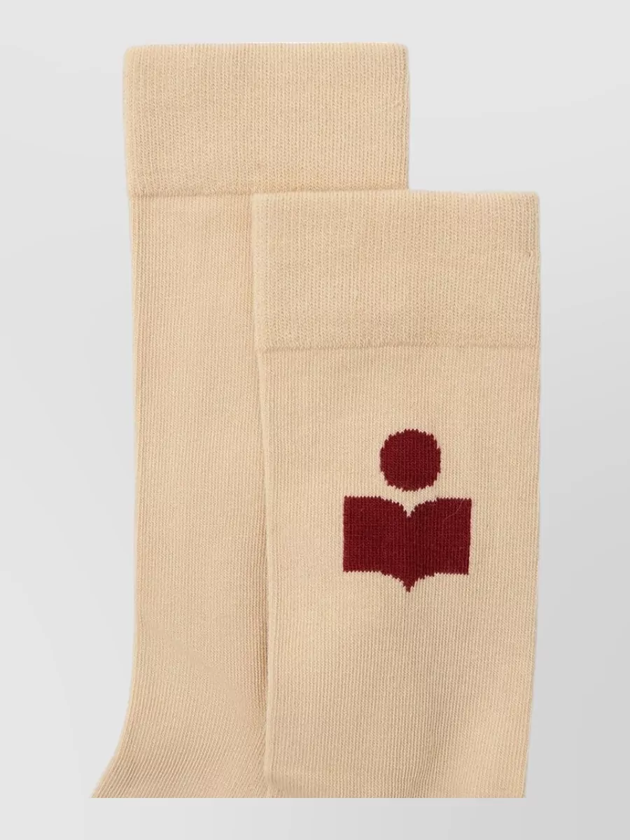 Isabel Marant ribbed logo socks