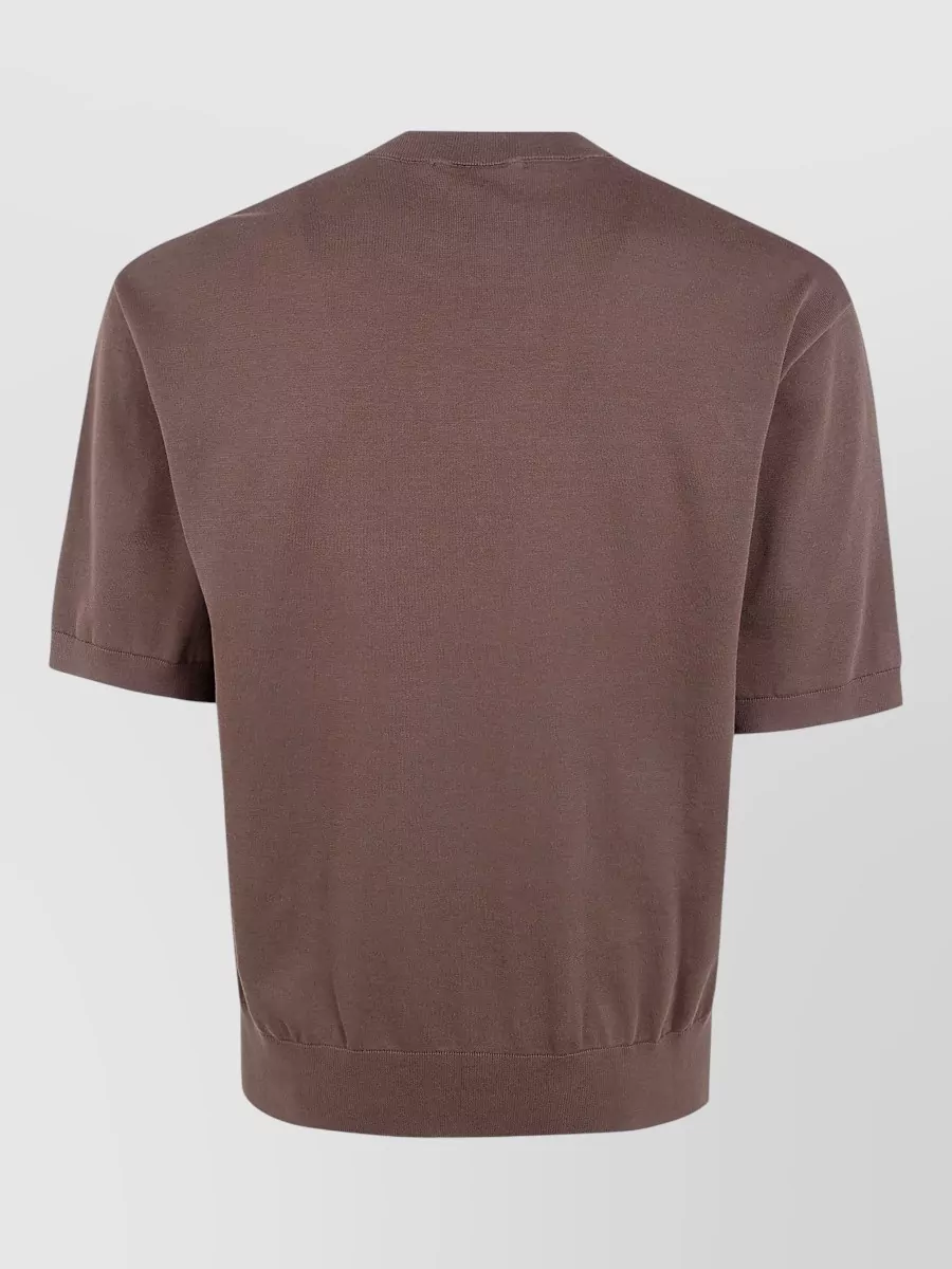 Laneus Knitted Cotton Jumper