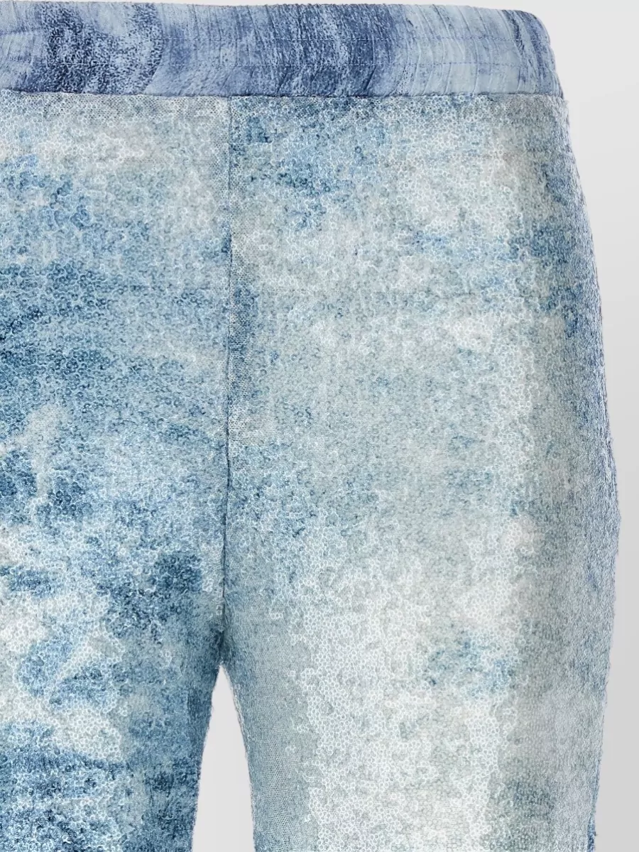 Le Twins Camouflage Sequin Cargo Track Pants