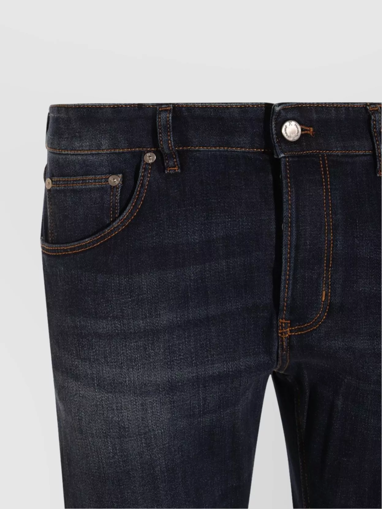 Pt Torino Straight Leg Trousers Faded Wash