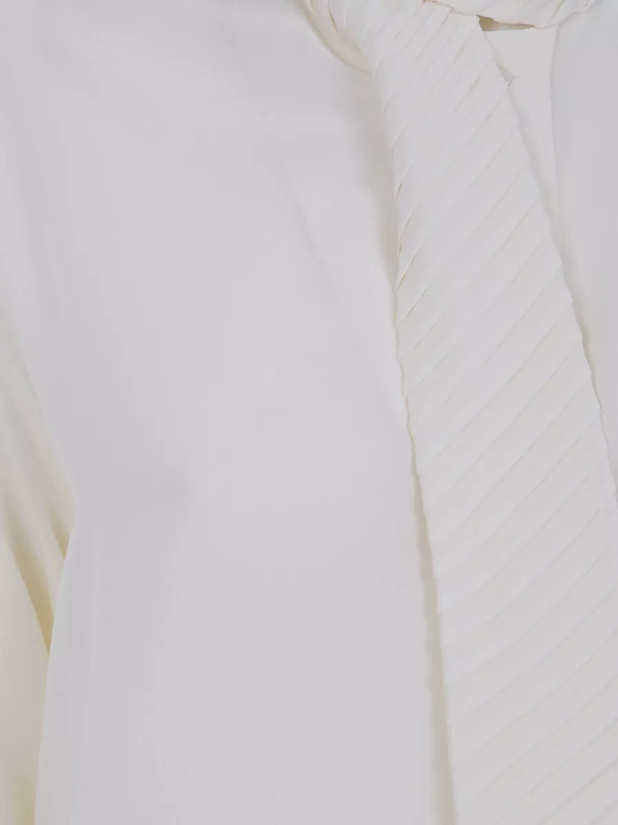 Victoria Beckham Silk Scarf Detail Blouse