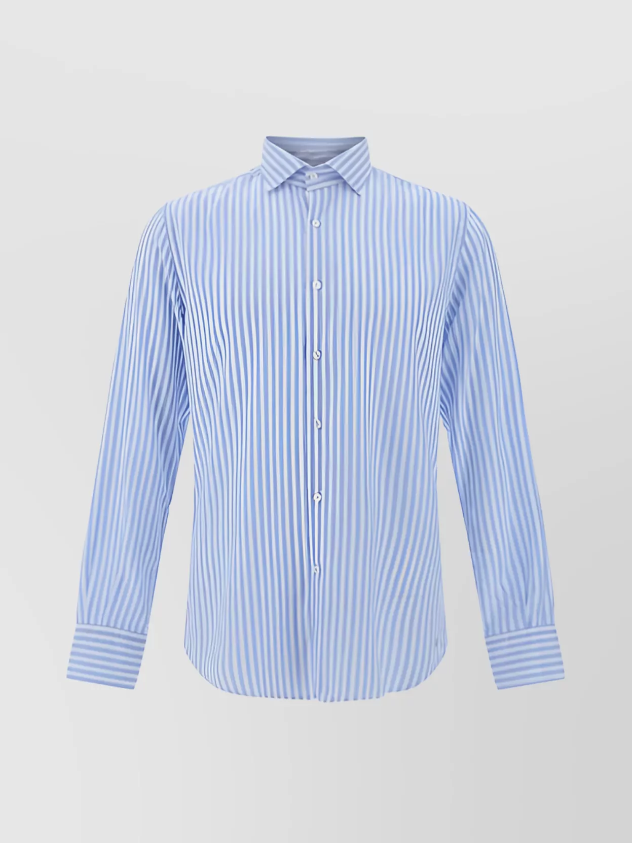 Shop Brooksfield Striped Pattern Shirt With Adjustable Cuffs