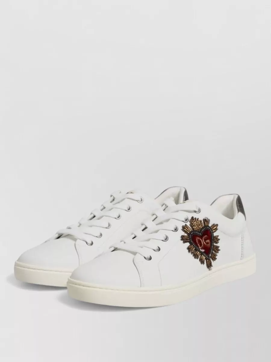 Dolce&Gabbana Leather Low-Top Sneakers