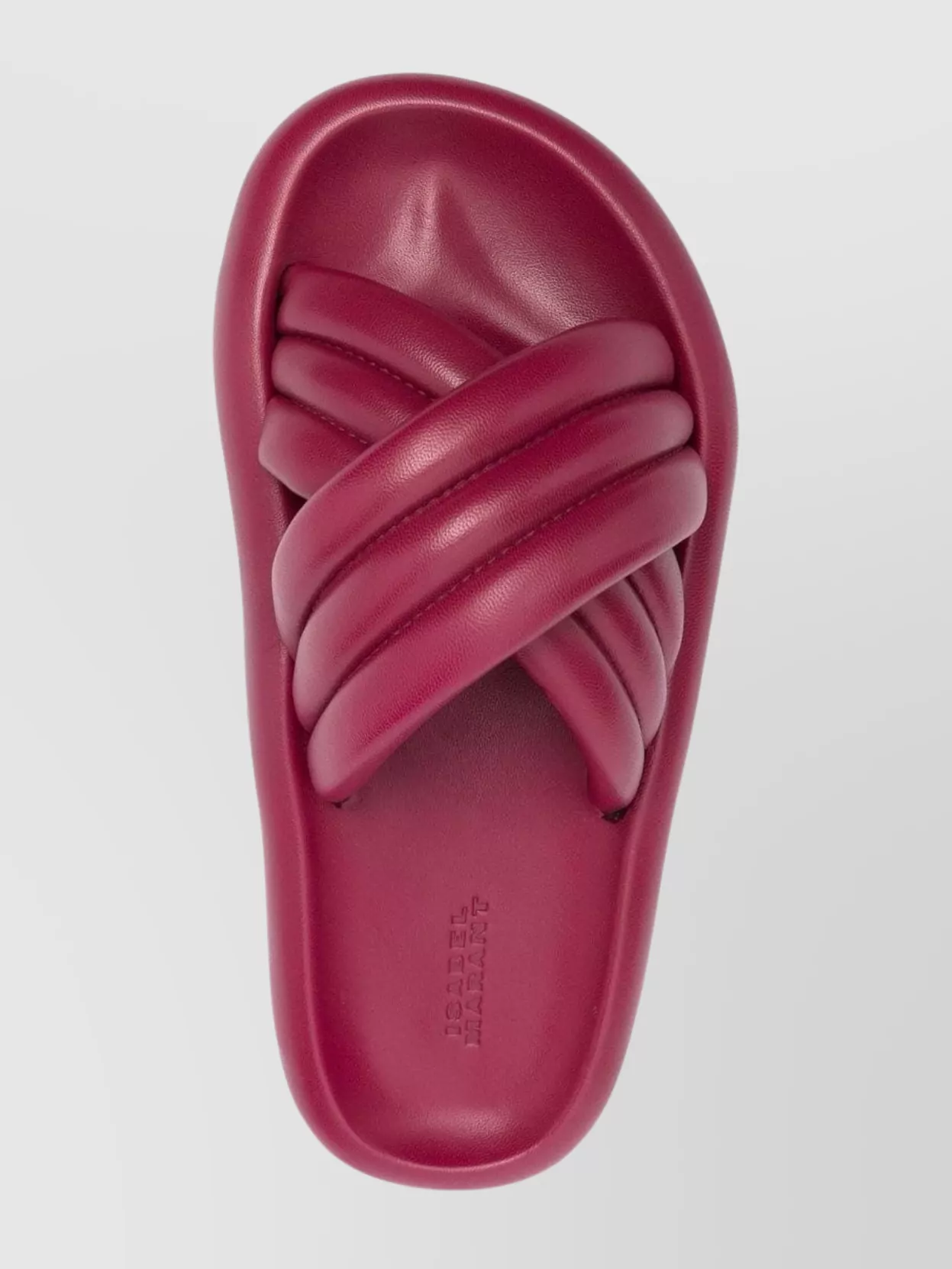 Isabel Marant Flat Sole Open Toe Sandals With Padded Straps In Pink
