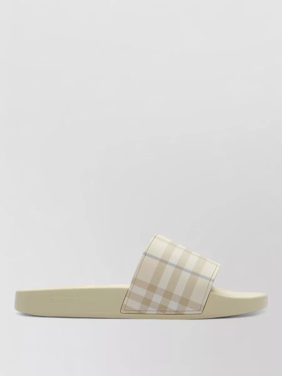 Burberry Check Slides