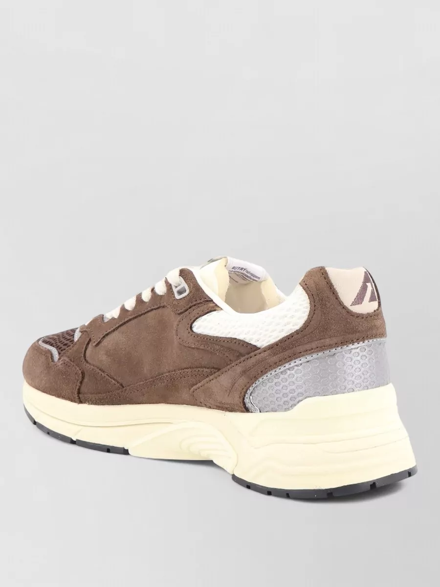 Autry Leather And Mesh Low-Top Sneakers