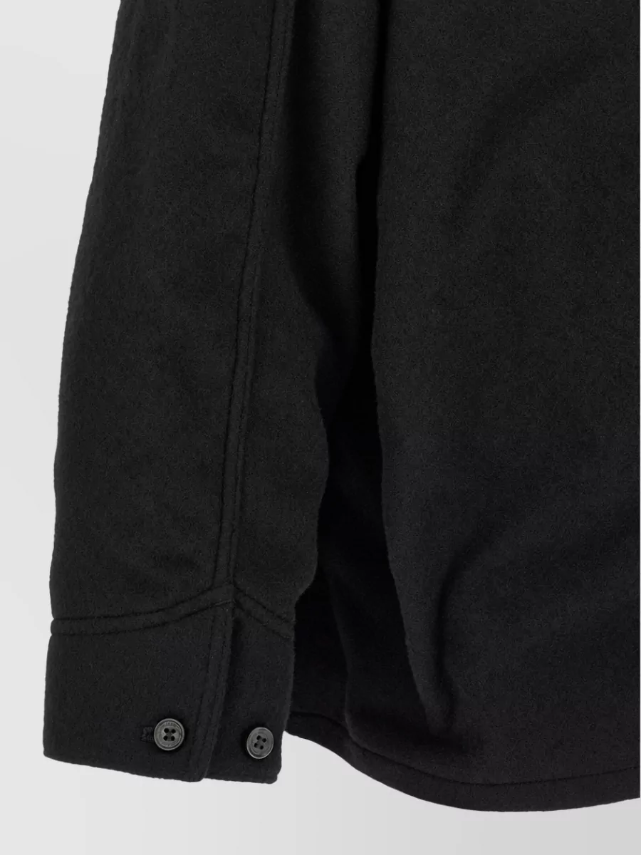 Comme Des Garçons Wool Single Breasted Coat