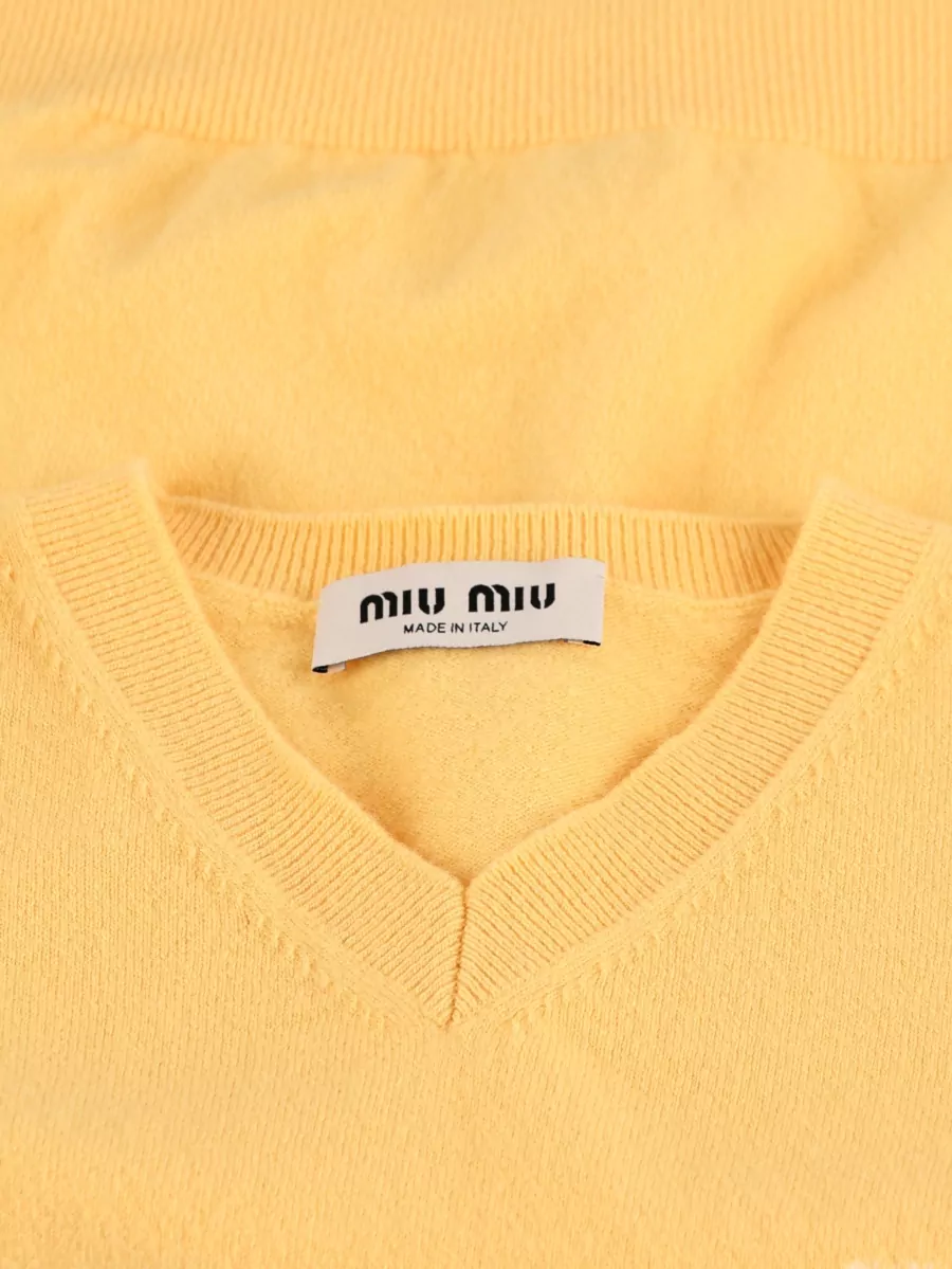 Miu Miu Wool Crewneck Sweatshirt