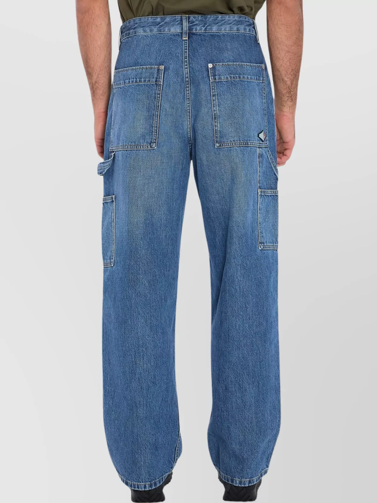 Bottega Veneta Vintage Cargo Jeans Embroidery