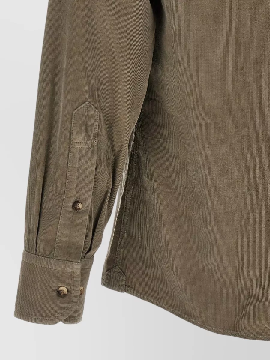 Brunello Cucinelli Corduroy Easy-Fit Shirt