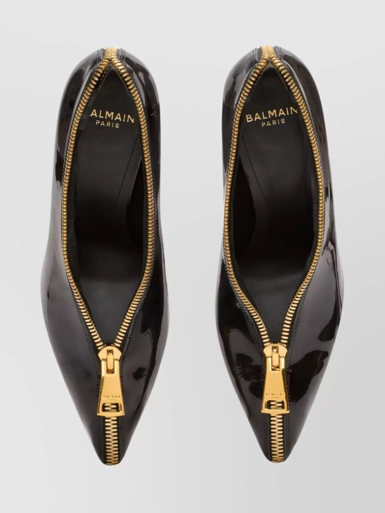 Balmain Stylish Wedge Pumps Zip Detail