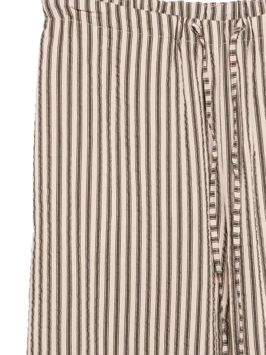 Alysi Striped Wide-Leg Trousers