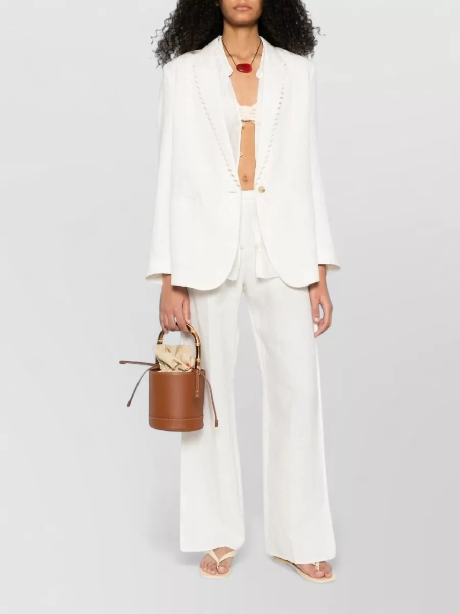 Forte Forte Linen Single-Breasted Jacket