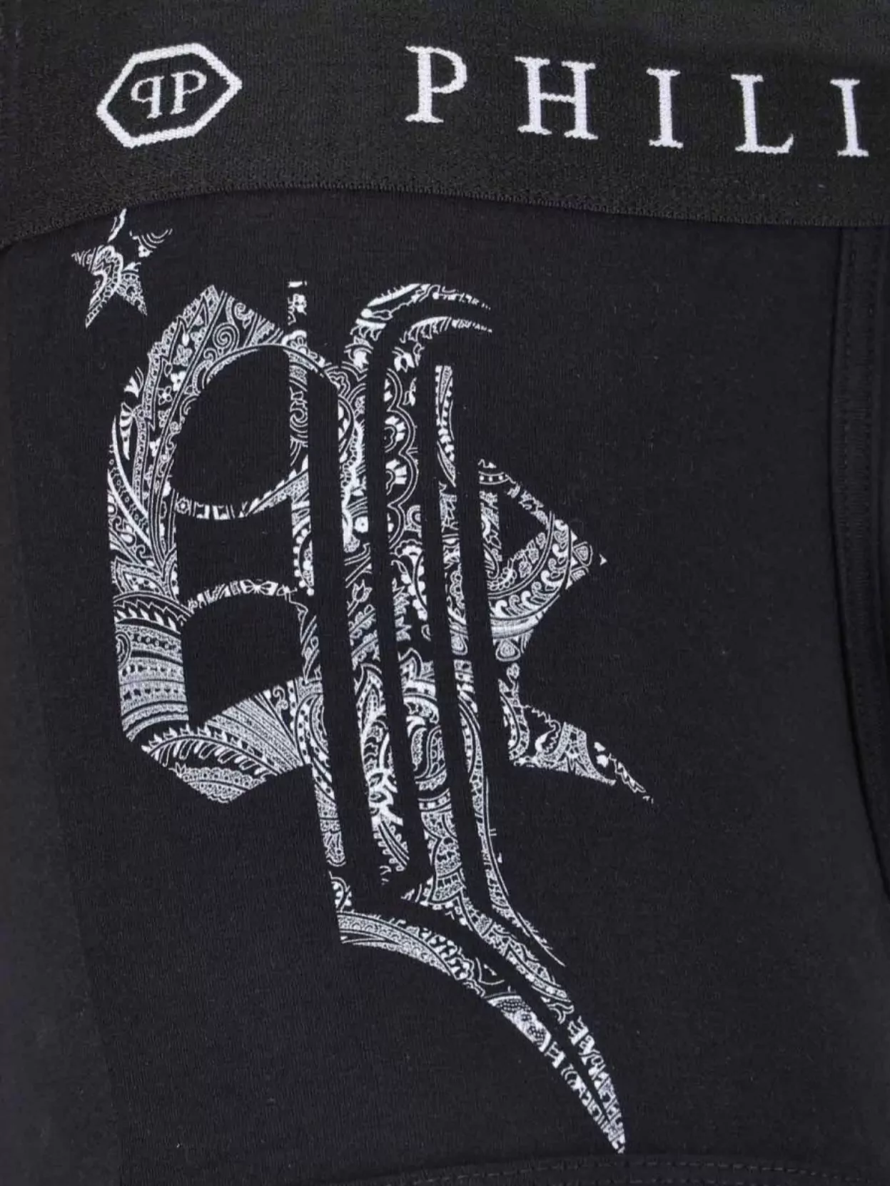 Philipp Plein Waistband Elastic Graphic Print Underwear