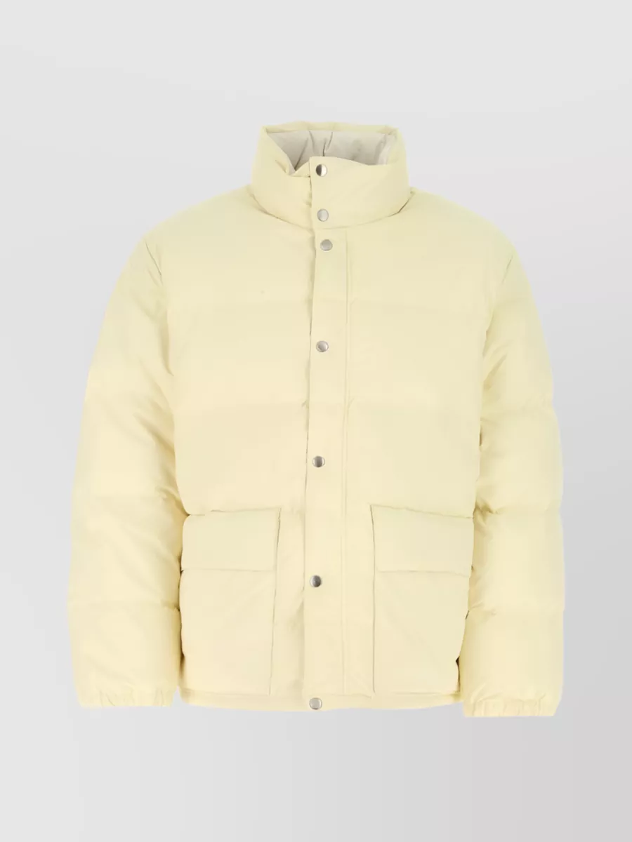 Shop Jil Sander Insulated Quilted Jacket For Cold Weather In Pastel