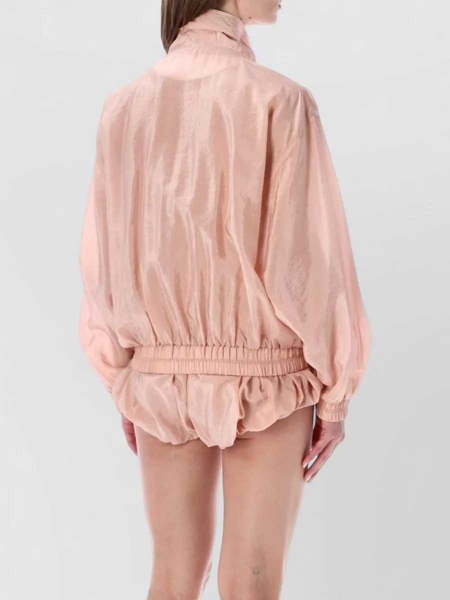 The Frankie Shop Sheer Bomber Jacket