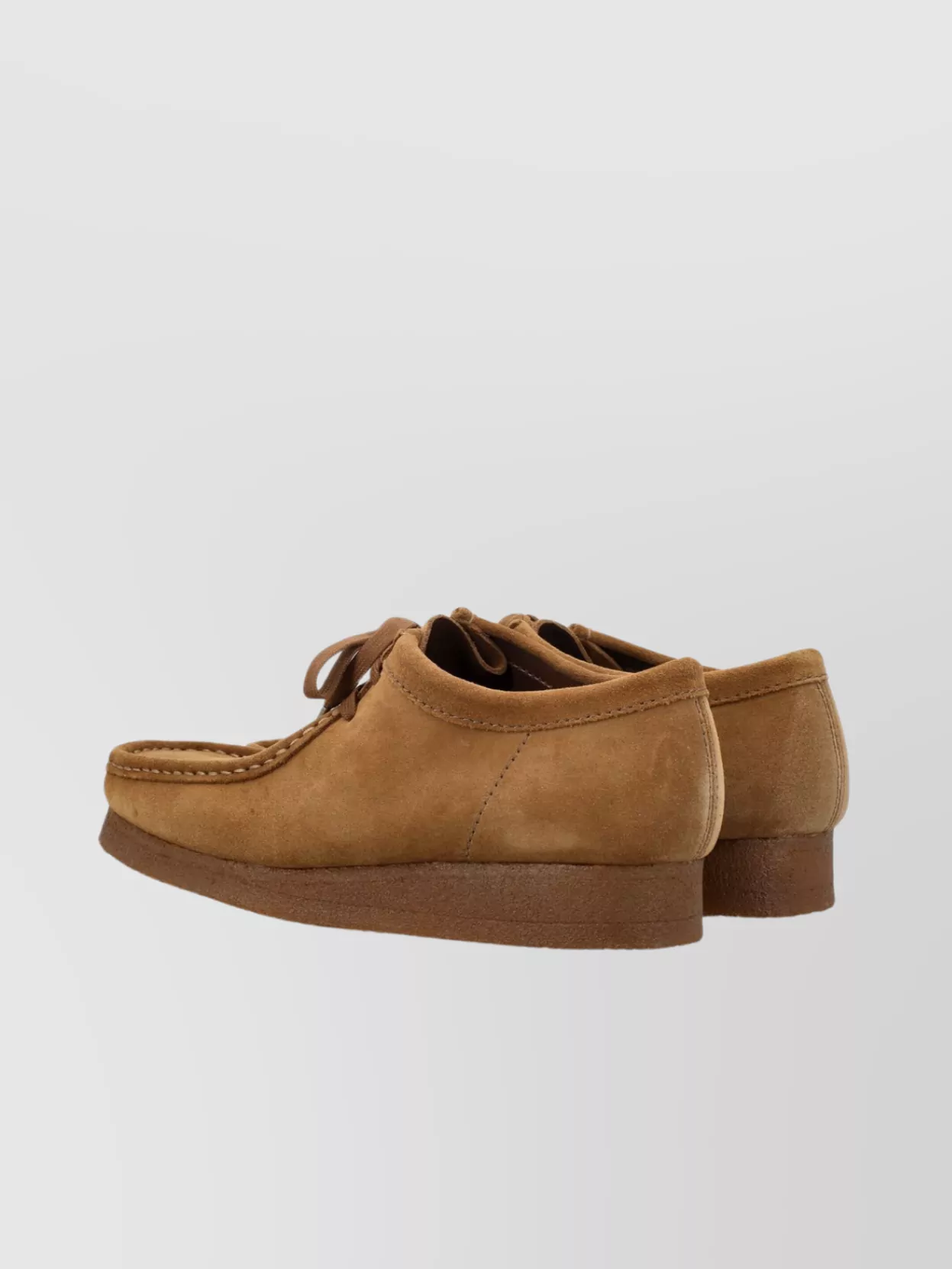 Clarks Crepe Sole Moc Toe Brogues In Brown